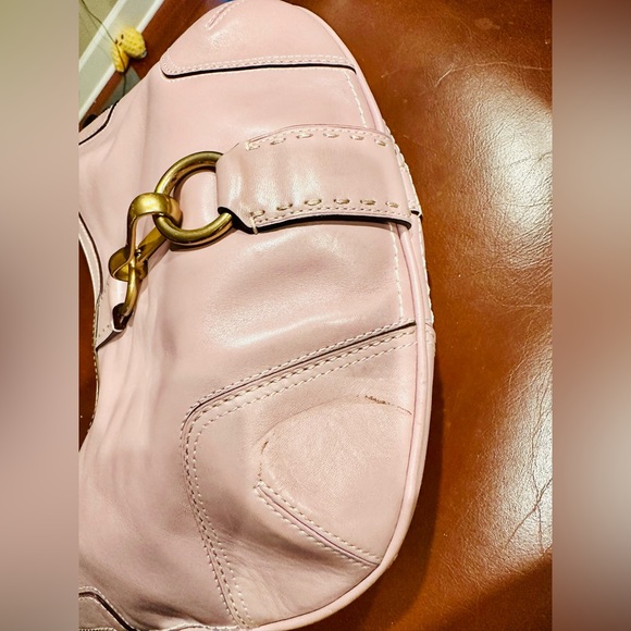 Coach hampton leather hobo bag lilac - Picture 6 of 10